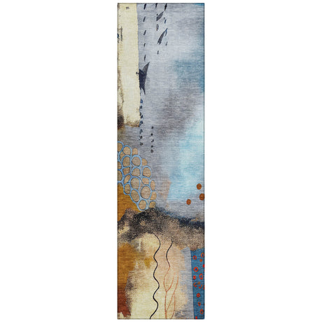Addison Chantille ACN2127 Modern Machine Made Transitional Copper Rug