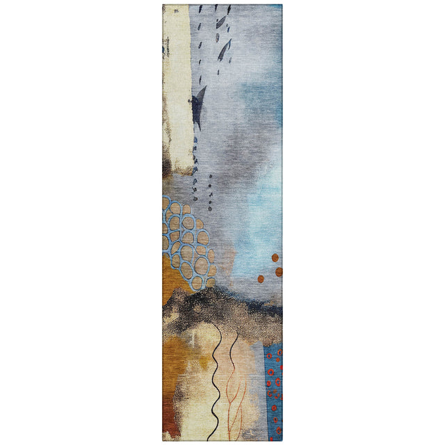 Addison Chantille ACN2127 Modern Machine Made Transitional Copper Rug