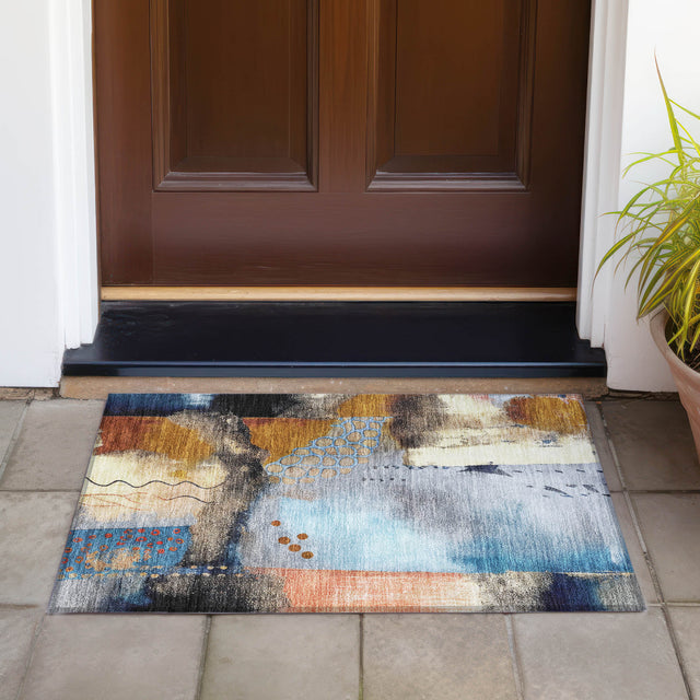 Addison Chantille ACN2127 Modern Machine Made Transitional Copper Rug