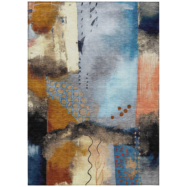 Addison Chantille ACN2127 Modern Machine Made Transitional Copper Rug