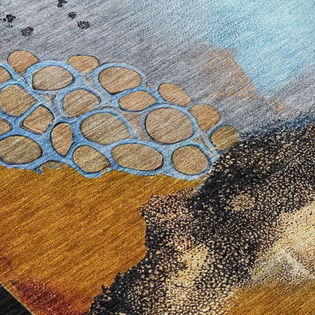 Addison Chantille ACN2127 Modern Machine Made Transitional Copper Rug
