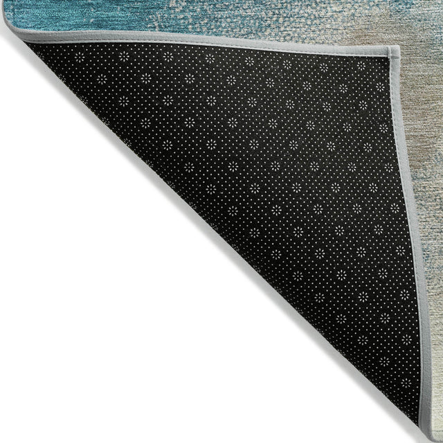 Addison Chantille ACN2127 Modern Machine Made Transitional Teal Rug
