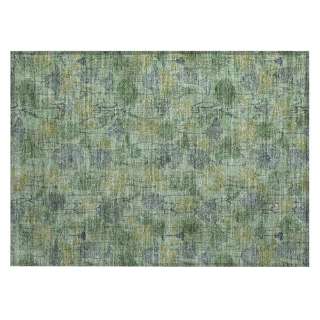 Addison Chantille ACN2128 Floral Machine Made Transitional Aloe Rug