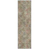 Addison Chantille ACN2128 Floral Machine Made Transitional Brown Rug
