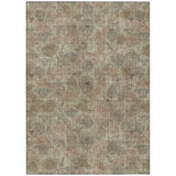 Addison Chantille ACN2128 Floral Machine Made Transitional Brown Rug