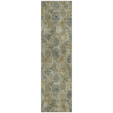 Addison Chantille ACN2128 Floral Machine Made Transitional Khaki Rug