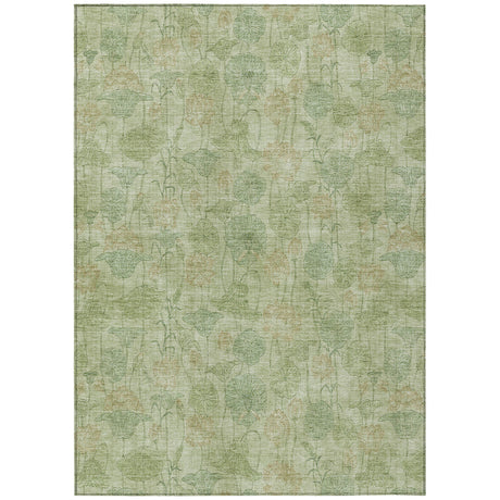 Addison Chantille ACN2128 Floral Machine Made Transitional Sage Rug