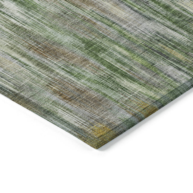 Addison Chantille ACN2129 Abstract Machine Made Transitional Brown Rug