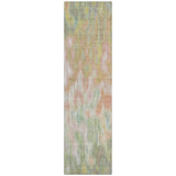 Addison Chantille ACN2129 Abstract Machine Made Transitional Coral Rug