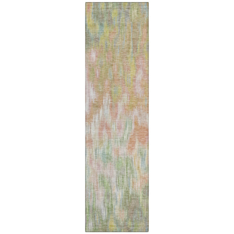 Addison Chantille ACN2129 Abstract Machine Made Transitional Coral Rug