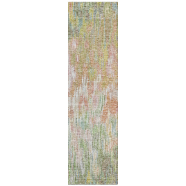 Addison Chantille ACN2129 Abstract Machine Made Transitional Coral Rug