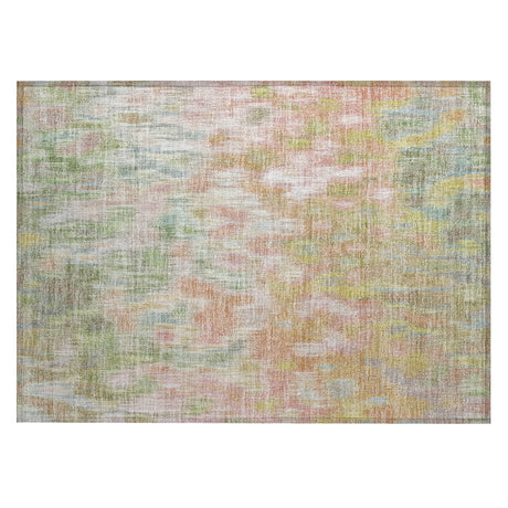Addison Chantille ACN2129 Abstract Machine Made Transitional Coral Rug