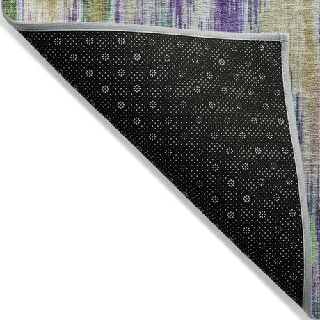 Addison Chantille ACN2129 Abstract Machine Made Transitional Green Rug