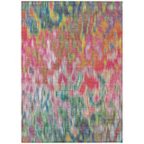 Addison Chantille ACN2129 Abstract Machine Made Transitional Pink Rug