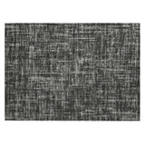 Addison Chantille ACN2130 Stripes Machine Made Transitional Charcoal Rug