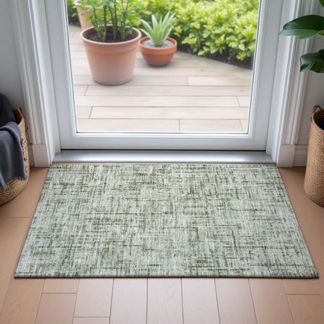 Addison Chantille ACN2130 Stripes Machine Made Transitional Green Rug