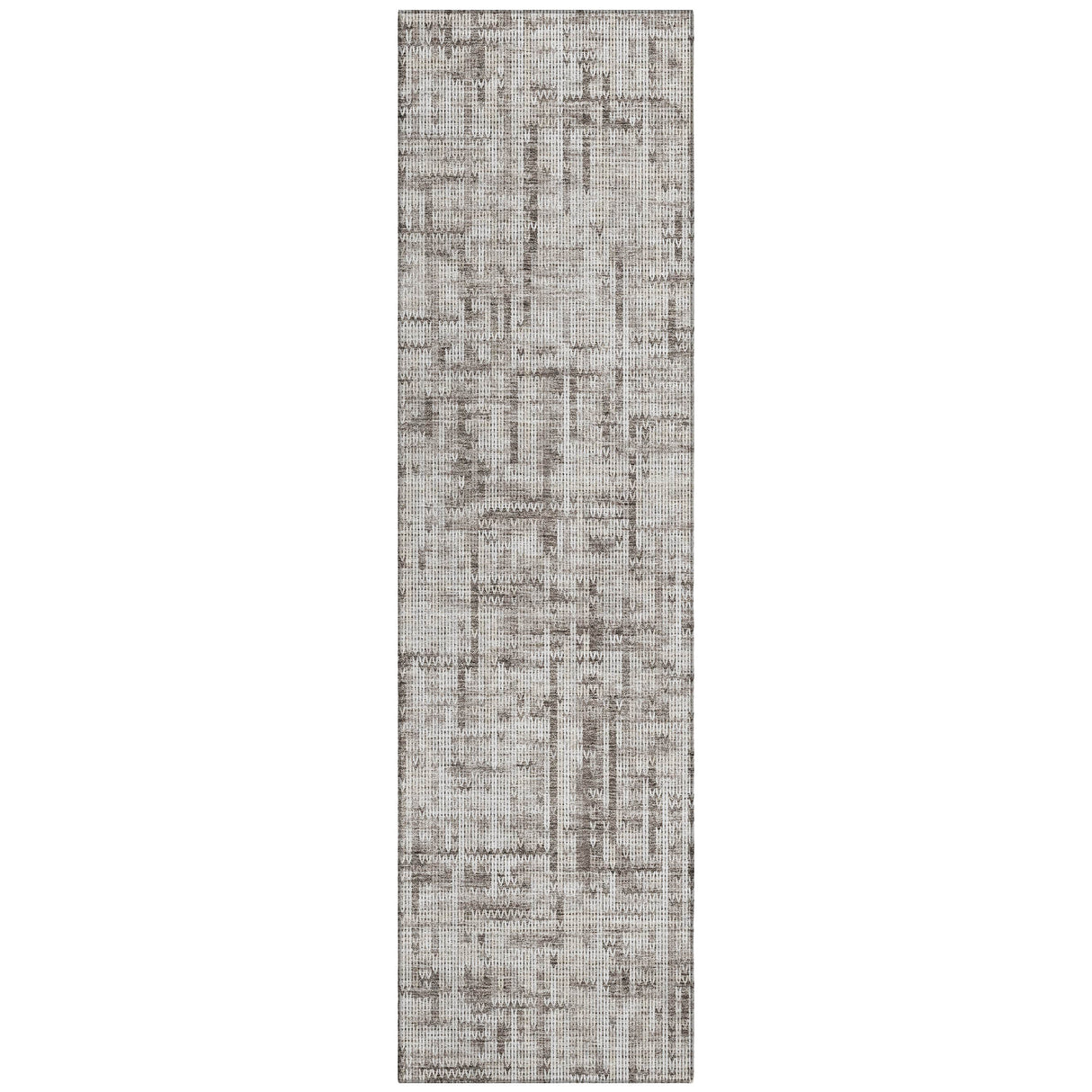 Addison Chantille ACN2130 Stripes Machine Made Transitional Taupe Rug