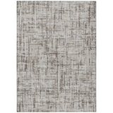 Addison Chantille ACN2130 Stripes Machine Made Transitional Taupe Rug
