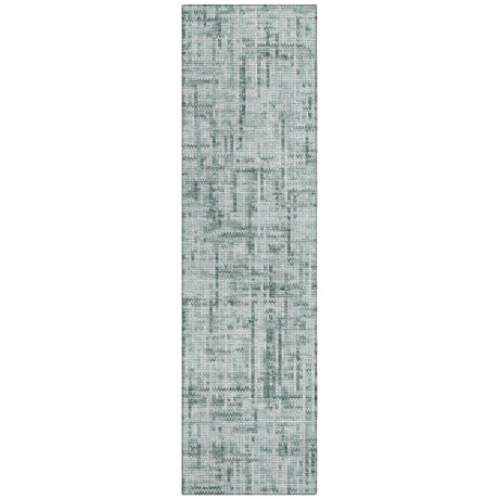 Addison Chantille ACN2130 Stripes Machine Made Transitional Teal Rug