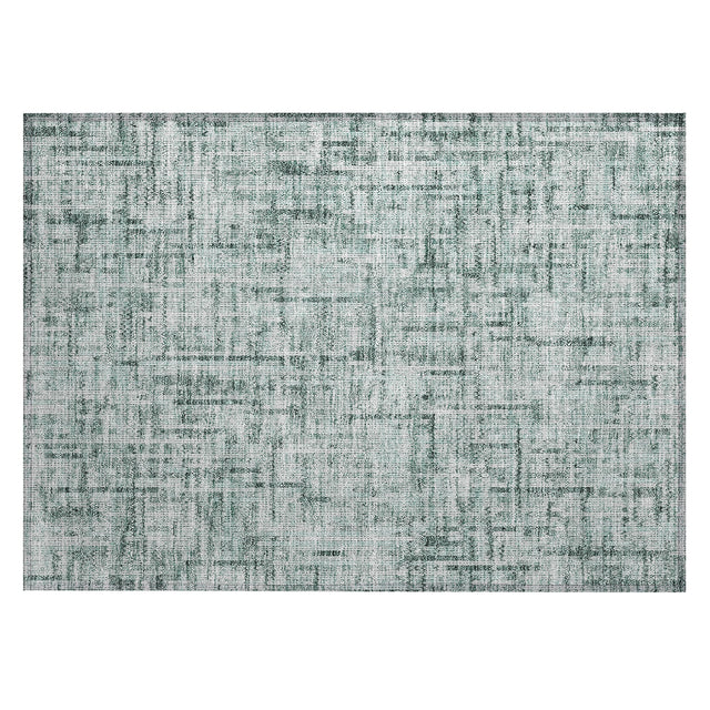Addison Chantille ACN2130 Stripes Machine Made Transitional Teal Rug