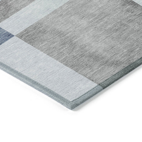 Addison Chantille ACN2131 Geometric Machine Made Transitional Blue Rug