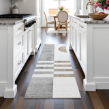 Addison Chantille ACN2131 Geometric Machine Made Transitional Ivory Rug