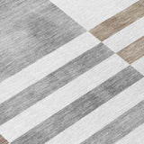 Addison Chantille ACN2131 Geometric Machine Made Transitional Ivory Rug