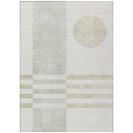 Addison Chantille ACN2131 Geometric Machine Made Transitional Linen Rug