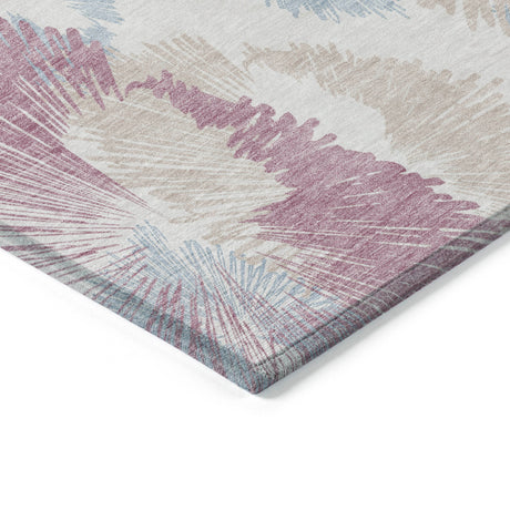 Addison Chantille ACN2132 Floral Machine Made Transitional Blush Rug