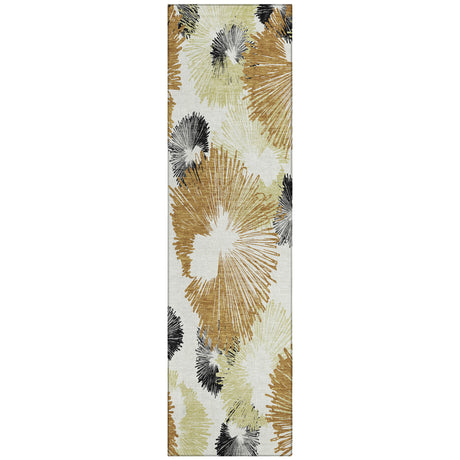 Addison Chantille ACN2132 Floral Machine Made Transitional Copper Rug