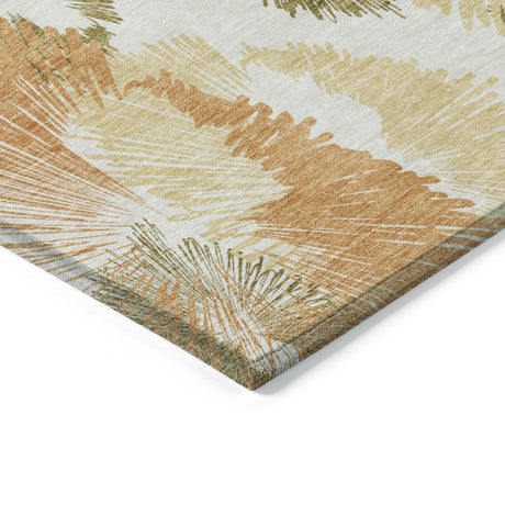 Addison Chantille ACN2132 Floral Machine Made Transitional Coral Rug