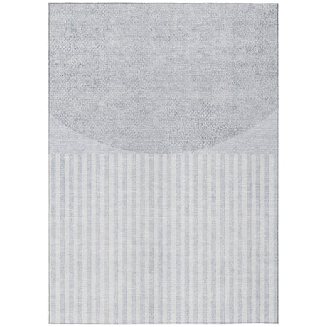 Addison Chantille ACN2134 Geometric Machine Made Transitional Blue Rug