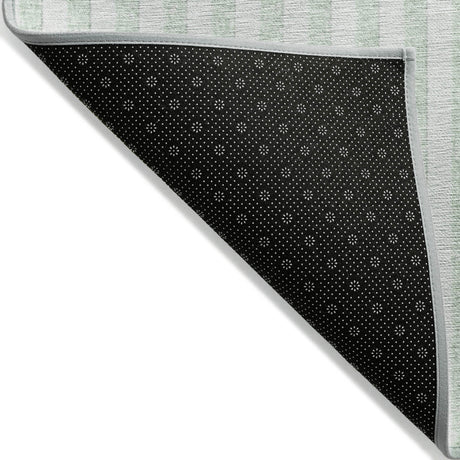 Addison Chantille ACN2134 Geometric Machine Made Transitional Green Rug