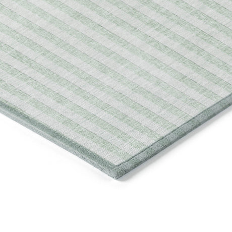 Addison Chantille ACN2134 Geometric Machine Made Transitional Green Rug