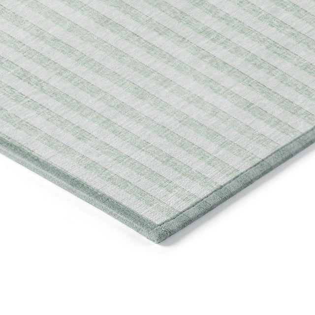 Addison Chantille ACN2134 Geometric Machine Made Transitional Green Rug