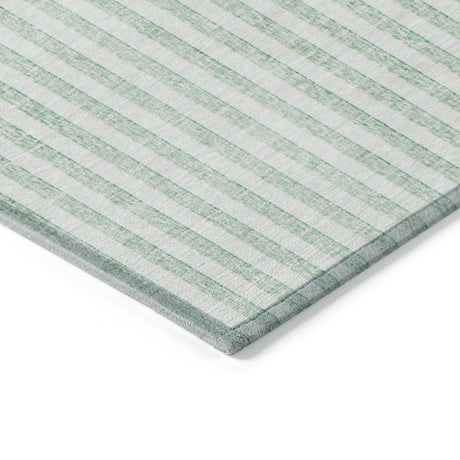 Addison Chantille ACN2134 Geometric Machine Made Transitional Teal Rug