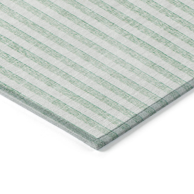 Addison Chantille ACN2134 Geometric Machine Made Transitional Teal Rug