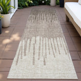 Addison Chantille ACN2135 Stripes Machine Made Transitional Brown Rug