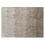 Addison Chantille ACN2135 Stripes Machine Made Transitional Brown Rug