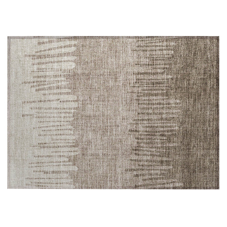 Addison Chantille ACN2135 Stripes Machine Made Transitional Brown Rug