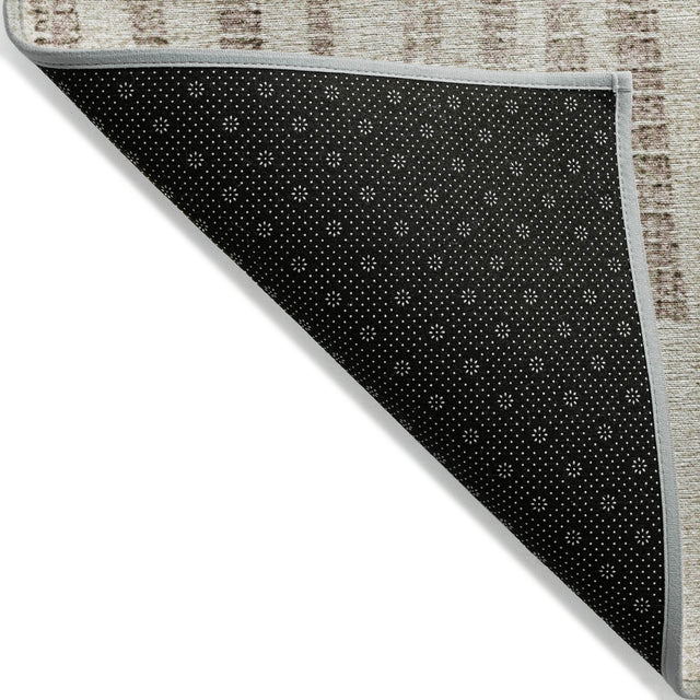 Addison Chantille ACN2135 Stripes Machine Made Transitional Brown Rug