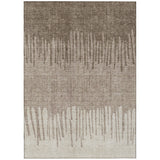 Addison Chantille ACN2135 Stripes Machine Made Transitional Brown Rug