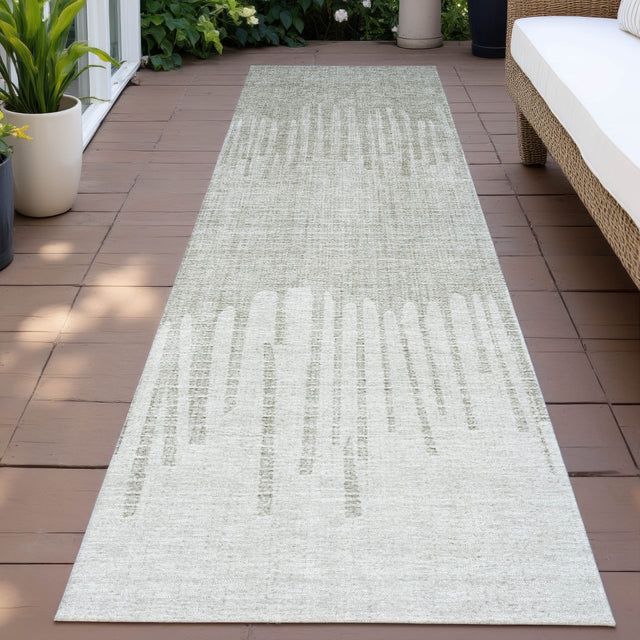 Addison Chantille ACN2135 Stripes Machine Made Transitional Putty Rug