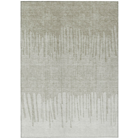 Addison Chantille ACN2135 Stripes Machine Made Transitional Putty Rug