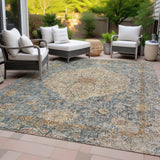 Addison Chantille ACN2136 Global Machine Made Traditional Blue Rug