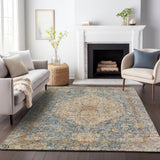 Addison Chantille ACN2136 Global Machine Made Traditional Blue Rug