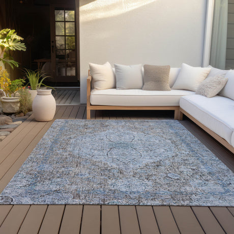 Addison Chantille ACN2136 Global Machine Made Traditional Gray Rug