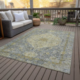 Addison Chantille ACN2136 Global Machine Made Traditional Pewter Rug