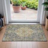 Addison Chantille ACN2136 Global Machine Made Traditional Pewter Rug