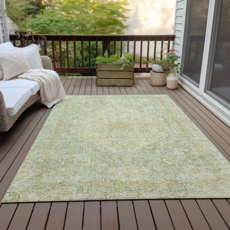 Addison Chantille ACN2136 Global Machine Made Traditional Sage Rug